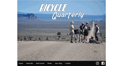 Desktop Screenshot of bikequarterly.com